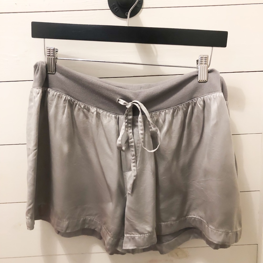 PJ Harlow Mikel satin sleep shorts